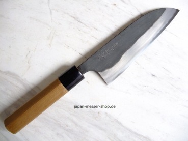 Shigefusa Santoku, 16,5 cm Klinge (schwarz geschmiedet), nicht rostfrei