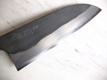 Shigefusa Santoku, 16,5 cm Klinge (schwarz geschmiedet), nicht rostfrei
