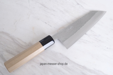 Yoshikane Nashi-ji Kengata Santoku 16 cm, handgeschmiedet und -signiert