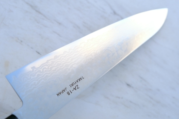 AOKI Sakai Takayuki ZA18 Suminagashi  Wa Gyuto, 21 cm Klingenlänge, rostfrei