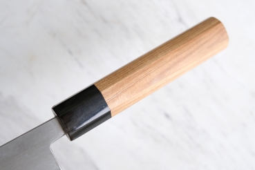 HEIJI Schmiede Gyuto 24 cm Klinge mit Honbazuke, handgeschmiedet und -signiert, rostfrei