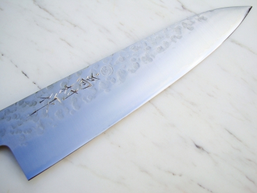 Takamura VG 10 Stahl Migaki Tsuchime Gyuto 18 cm Klinge