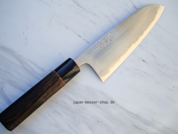 Wakui Aogami 2 Warikomi Migaki Santoku 18 cm nicht rostfrei