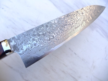 ITOU Gyuto R2 18 cm Klinge, Griff aus Wüsteneisenholz