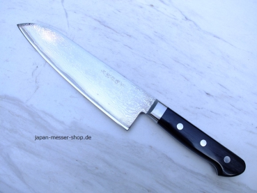 Sakon Shiraume SKD11 Damastmesser Santoku 18cm,rostfrei
