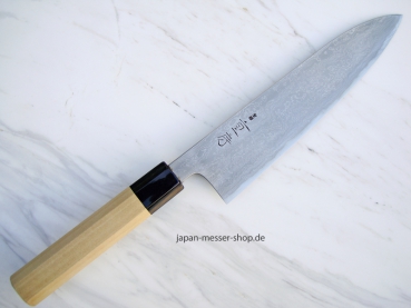 Shigefusa Kitaegi Gyuto, 22 cm Klinge, nicht rostfrei