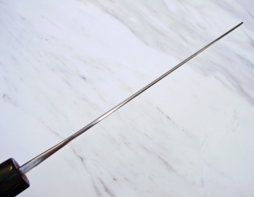 HEIJI Schmiede Nakiri 18 cm Klinge mit Honbazuke, handgeschmiedet und -signiert, rostfrei