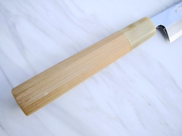 Aogami  Spiegel Shobu 27 cm - handsigniertes Meisterstück ! Reserve Stück