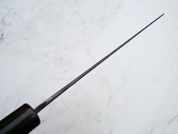 Yoshikane Raiun Damast Nakiri, 17 cm, handgeschmiedet und -signiert
