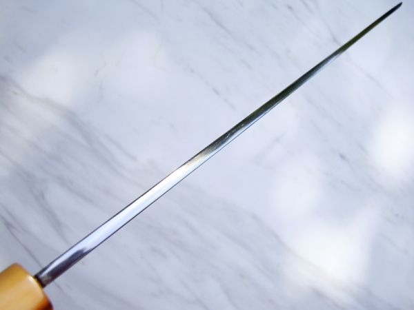 Shirogami 1 Spiegel Shobu 30 cm - handgeschmiedet und -signiertes Meisterstück