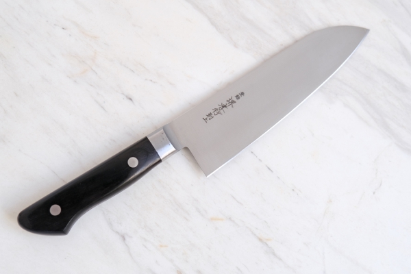 Carbonstahl SK5 Santoku 18 cm - nicht rostfrei
