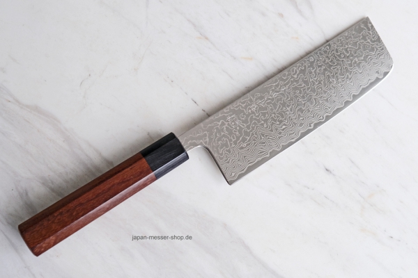 Sakon Shiraume SKD11 Damastmesser Wa Nakiri 16,5cm,rostfrei