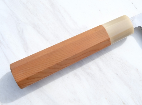 HEIJI Schmiede Gyuto 24 cm Klinge mit Honbazuke, handgeschmiedet und -signiert, rostfrei