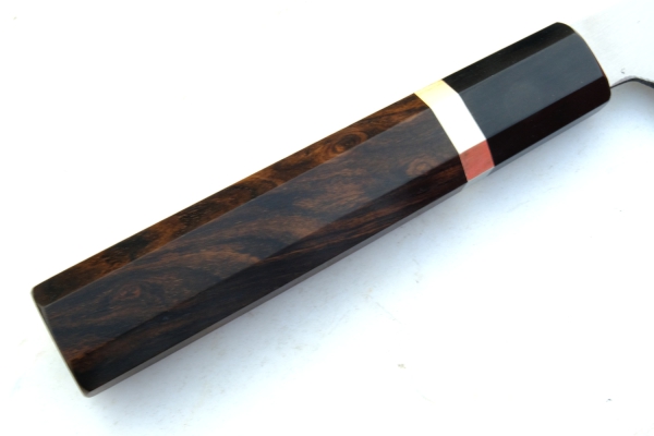 Shirou Kunimitsu Aogami  Petty21 cm, handgeschmiedet mit Signatur, nicht rostfrei