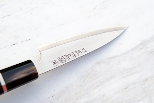 Shirou Kunimitsu Aogami  Petty21 cm, handgeschmiedet mit Signatur, nicht rostfrei