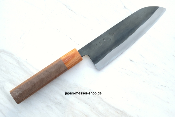 Watanabe Shinichi Aogami 2 Warikomi Santoku 17 cm, nicht rostfrei