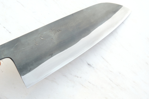 Watanabe Shinichi Aogami 2 Warikomi Santoku 17 cm, nicht rostfrei