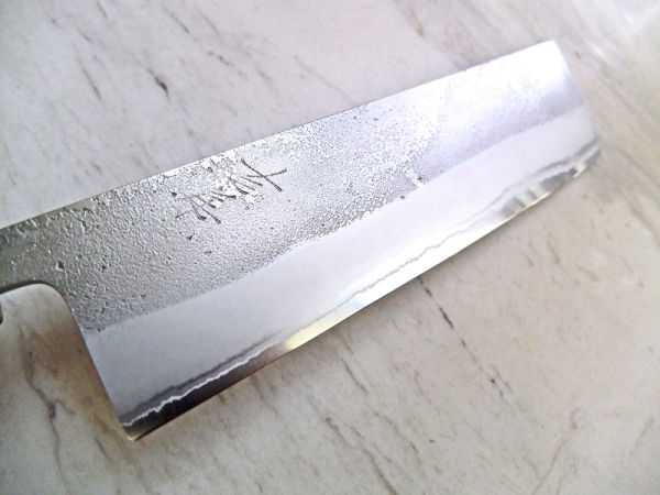 Yoshikane Nashi-ji Nakiri 16,5 cm, handgeschmiedet und -signiert