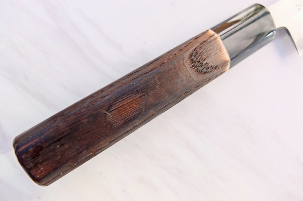 HEIJI Schmiede Petty 15 cm Klinge mit Honbazuke, handgeschmiedet und -signiert, rostfrei