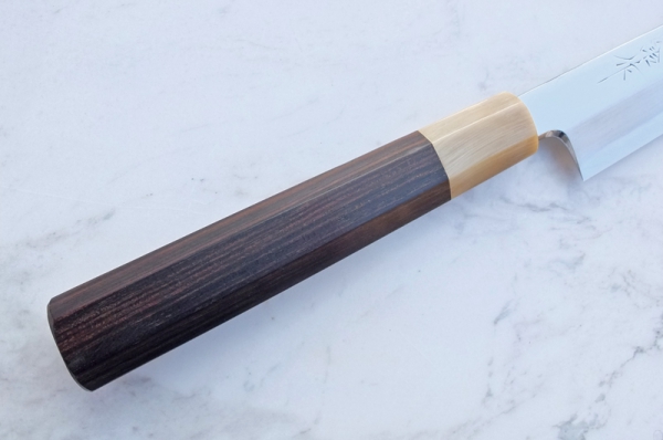 Shirogami 1 Spiegel Shobu 30 cm - handgeschmiedet und -signiertes Meisterstück