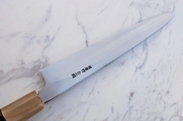 Shirogami 1 Spiegel Shobu 30 cm - handgeschmiedet und -signiertes Meisterstück