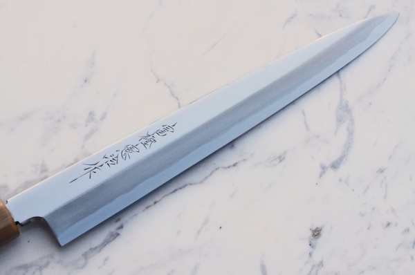 Shirogami 1 Spiegel Shobu 30 cm - handgeschmiedet und -signiertes Meisterstück