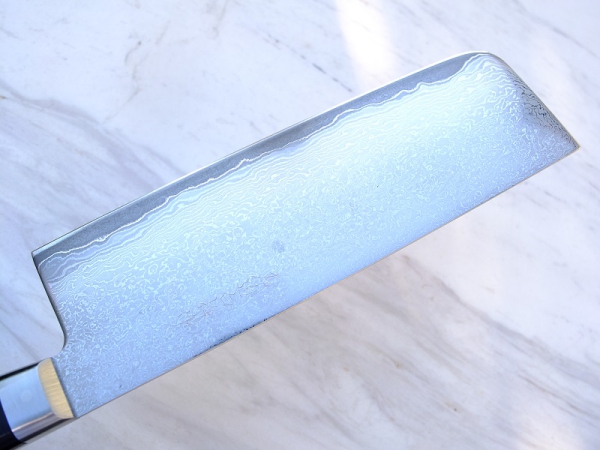 Sakon Shiraume SKD11 Damastmesser Nakiri 16cm,rostfrei