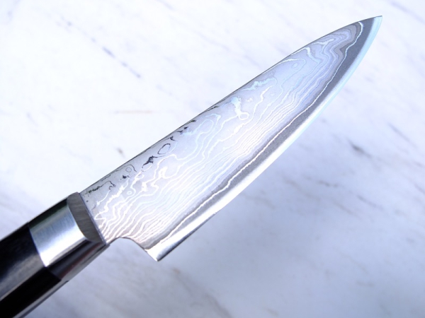 Sakon Shiraume SKD11 Damastmesser Petty 8 cm, rostfrei
