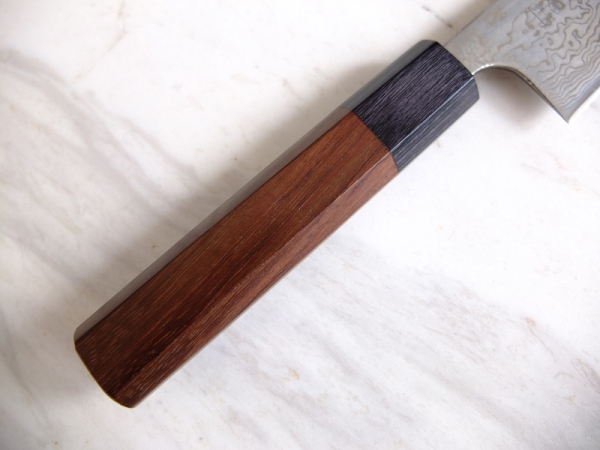 Sakon Shiraume SKD11 Damastmesser Wa Kobocho 10,5 cm, rostfrei