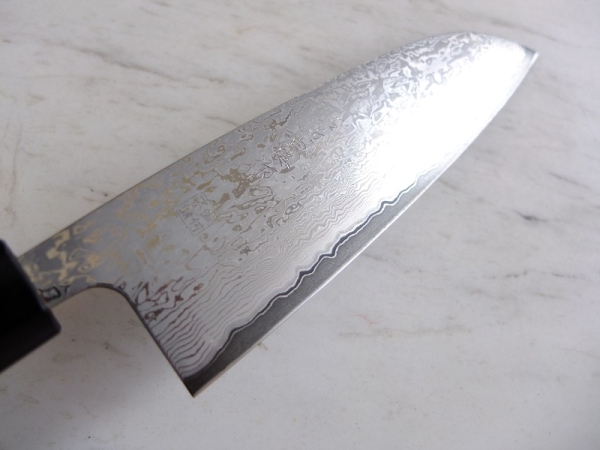 Sakon Shiraume SKD11 Damastmesser Wa Santoku 16,5cm,rostfrei