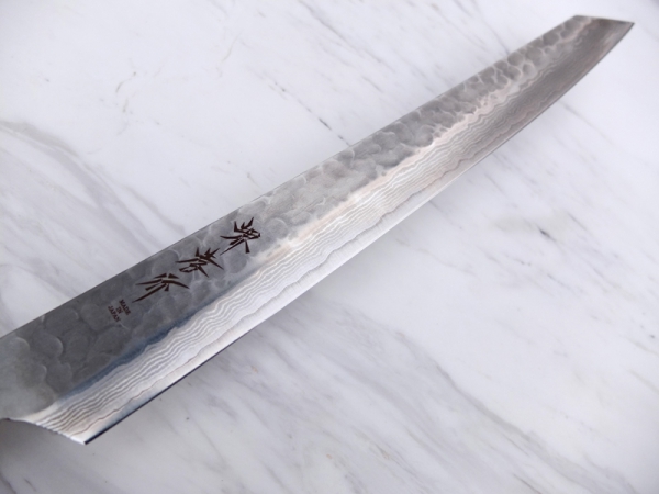 AOKI Sakai Takayuki Suminagashi Tsuchime Kiritsuke Sujihiki, 30 cm Klingenlänge, rostfrei