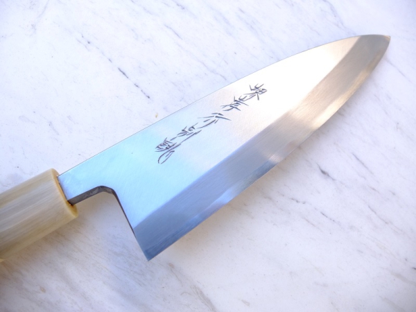 Tokujho Shirogami 2 Deba 16,5 cm, handgeschmiedet und -signiert