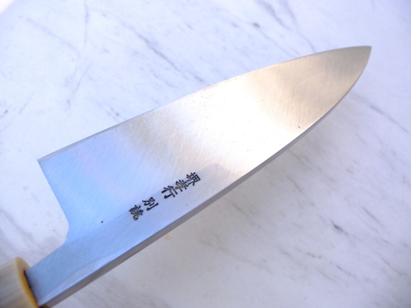 Tokujho Shirogami 2 Deba 16,5 cm, handgeschmiedet und -signiert