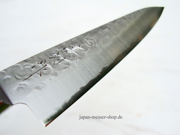 Takamura VG 10 Stahl Migaki Tsuchime Petty 13 cm Klinge