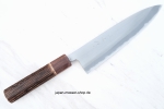 HEIJI Schmiede Atsuraeko Migaki Gyuto, 22 cm Klinge mit Honbazuke, handgeschmiedet und - signiert, nicht rostfrei