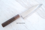 HEIJI Schmiede Gyuto 18 cm Klinge mit Honbazuke, handgeschmiedet und -signiert, rostfrei