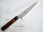 Yoshikane Raiun Damast Gyuto 24 cm, handgeschmiedet und -signiert