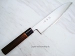 HEIJI Schmiede Atsuraeko Migaki Gyuto, 21 cm Klinge mit Honbazuke, handgeschmiedet und - signiert, nicht rostfrei